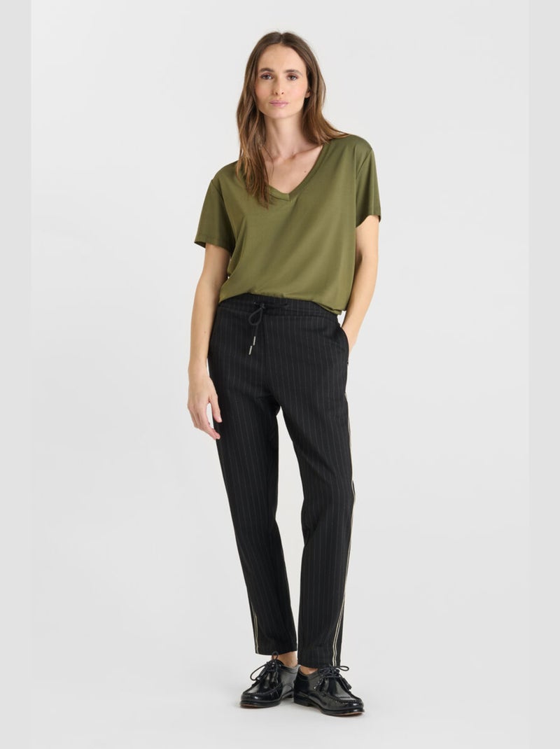 Tee-Shirt VAIA 'Le Temps Des Cerises' Kaki - Kiabi