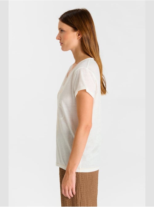 Tee-Shirt VEKO 'Le Temps Des Cerises' - Kiabi Tee-Shirt VEKO 'Le Temps Des Cerises' - Kiabi