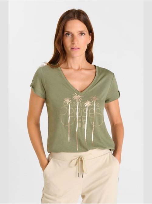 Tee-Shirt VEKO 'Le Temps Des Cerises' - Kiabi Tee-Shirt VEKO 'Le Temps Des Cerises' - Kiabi