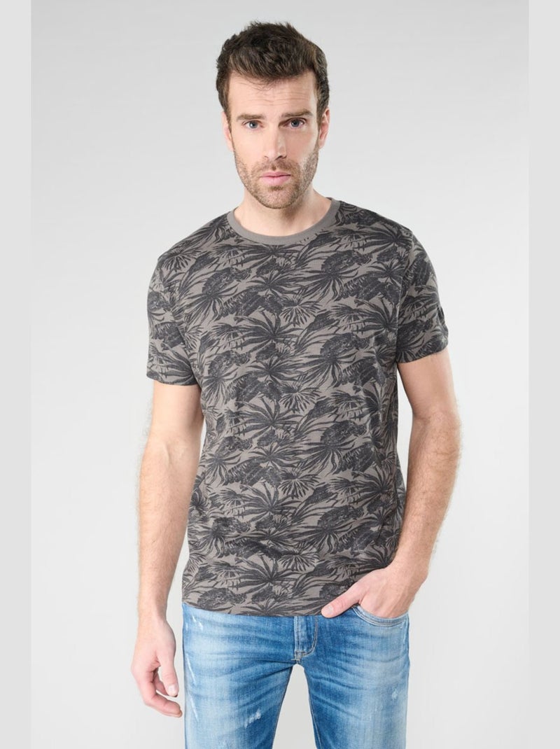 Tee-Shirt VEZIR 'Le Temps Des Cerises' Gris - Kiabi