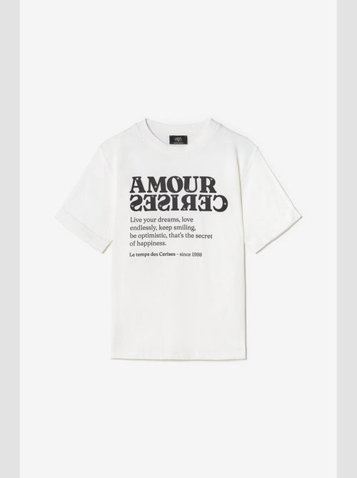 Tee-Shirt VICTOIRG 'Le Temps Des Cerises' - Kiabi