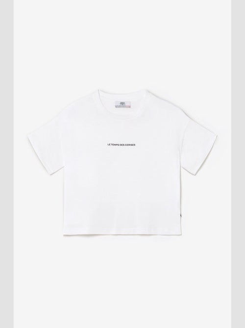 Tee-Shirt VINAGI 'Le Temps Des Cerises' - Kiabi