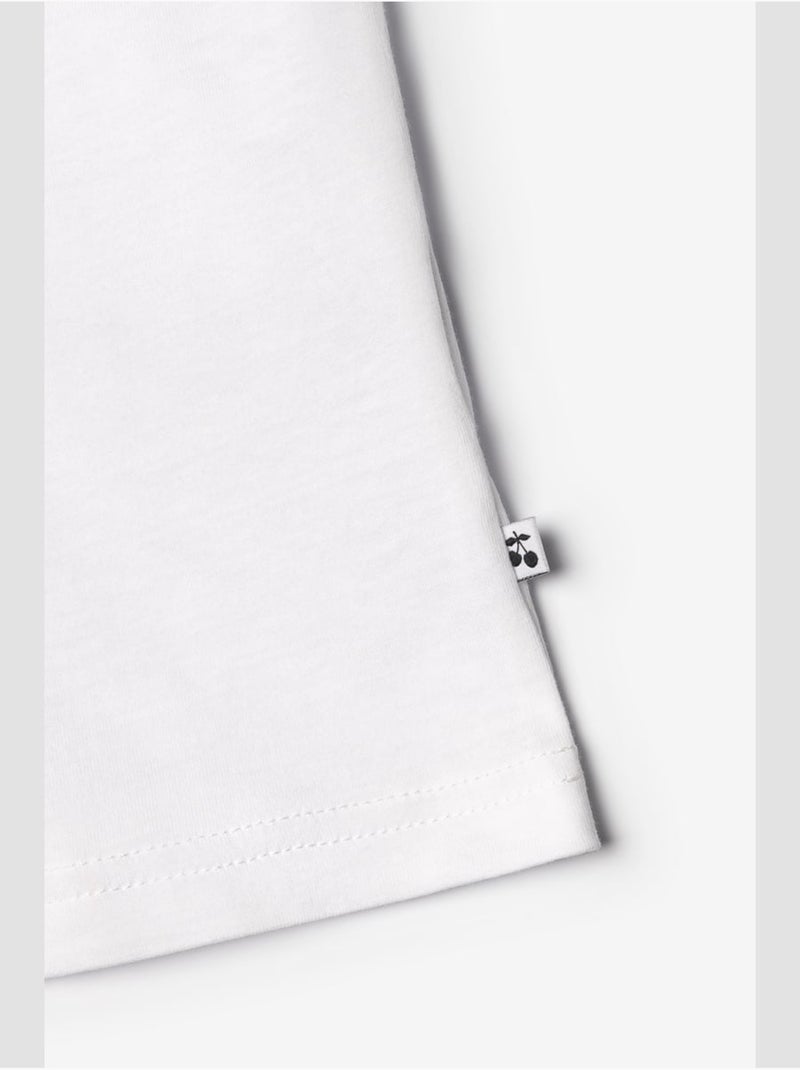 Tee-shirt vinagi 'le temps des cerises' Blanc - Kiabi