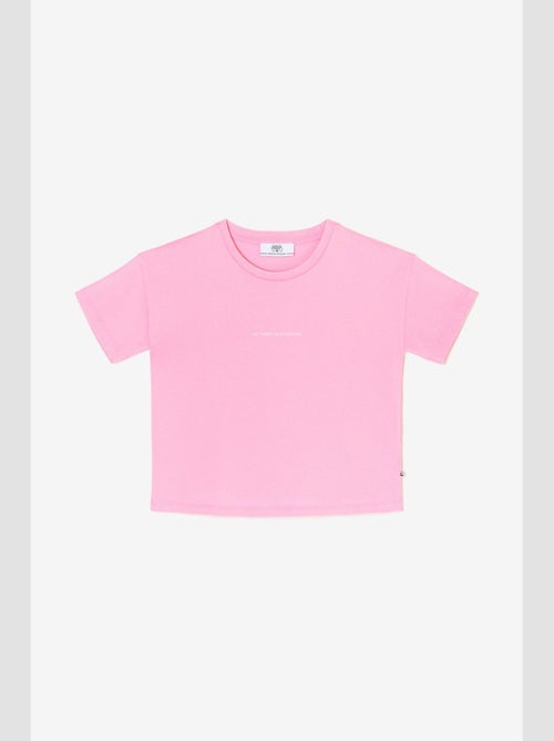 Tee-Shirt VINAGI 'Le Temps Des Cerises' - Kiabi
