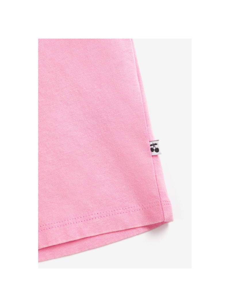 Tee-Shirt VINAGI 'Le Temps Des Cerises' Rose - Kiabi