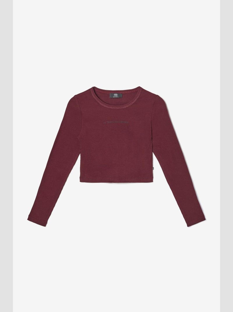 Tee-Shirt VIRGINIA 'Le Temps Des Cerises' Rouge - Kiabi