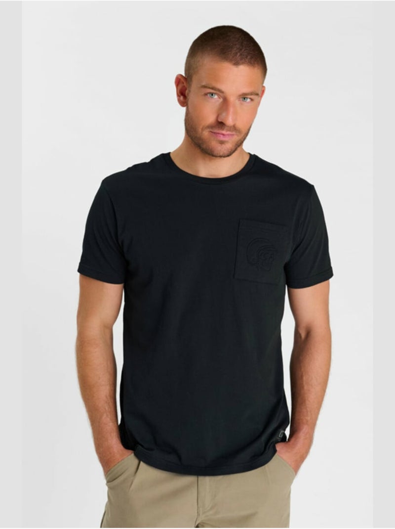 Tee-shirt voclair 'le temps des cerises' Noir - Kiabi