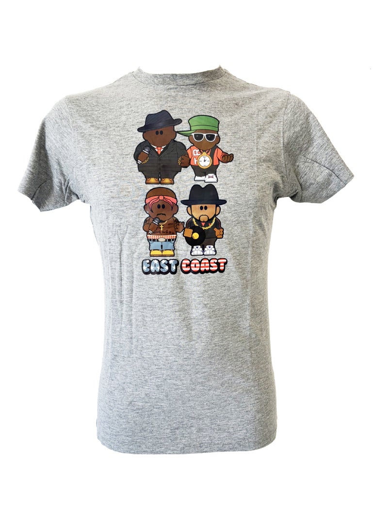 Tee shirt Weenicons East Coast Gris - Kiabi