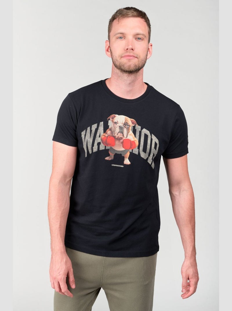 Tee-Shirt WELLS 'Le Temps Des Cerises' Noir - Kiabi