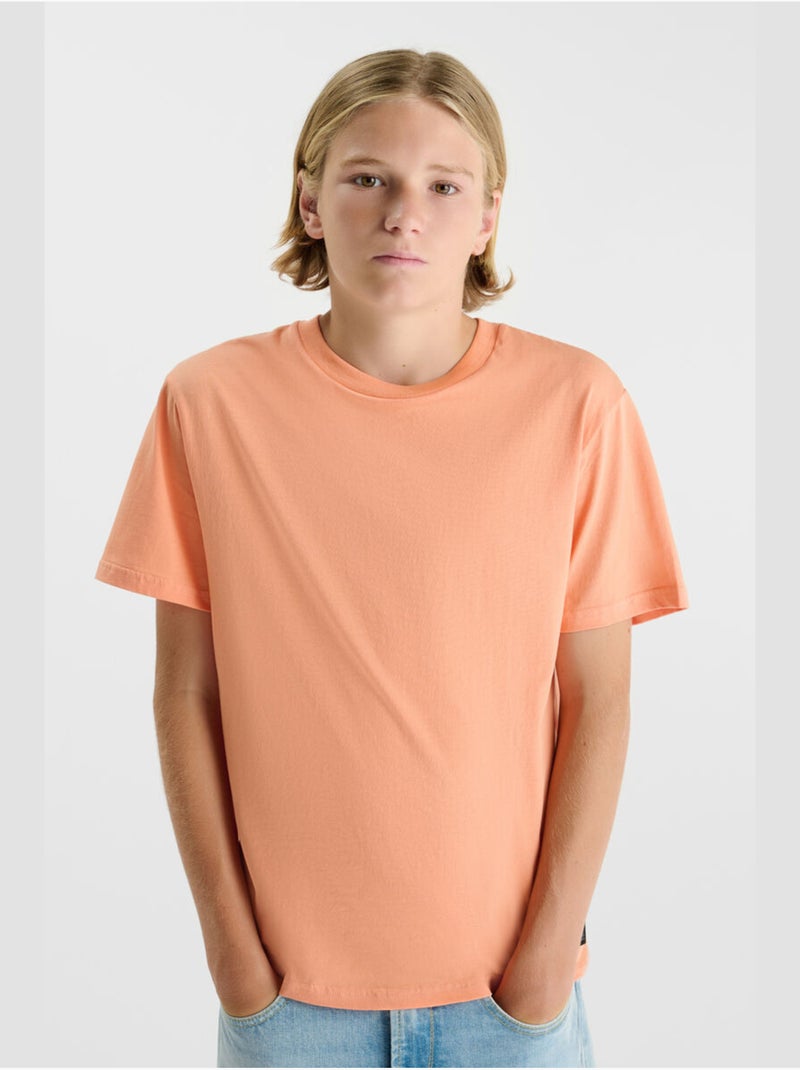 Tee-Shirt WEMBLEYB 'Le Temps Des Cerises' Orange - Kiabi