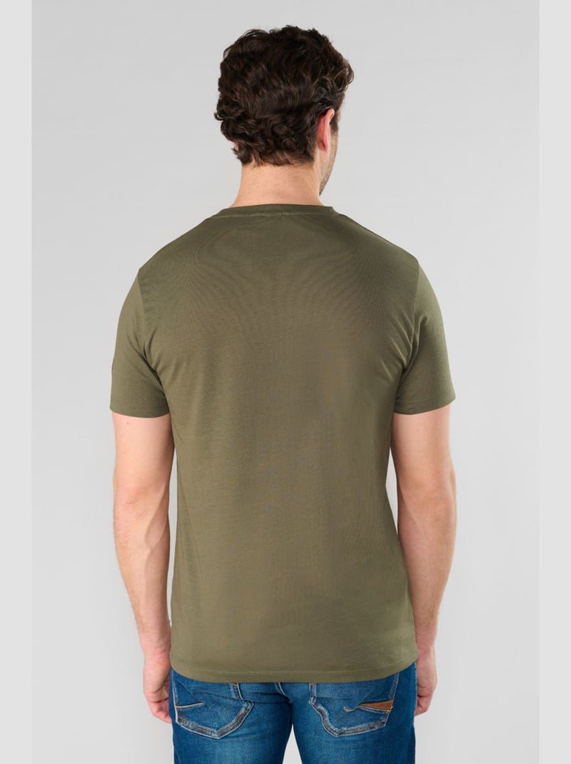 Tee-Shirt WENBY 'Le Temps Des Cerises' Kaki - Kiabi