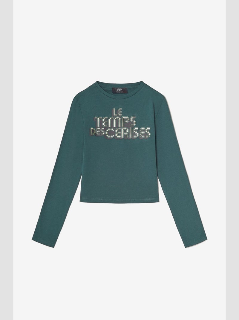 Tee-Shirt WILLERGI 'Le Temps Des Cerises' Vert - Kiabi