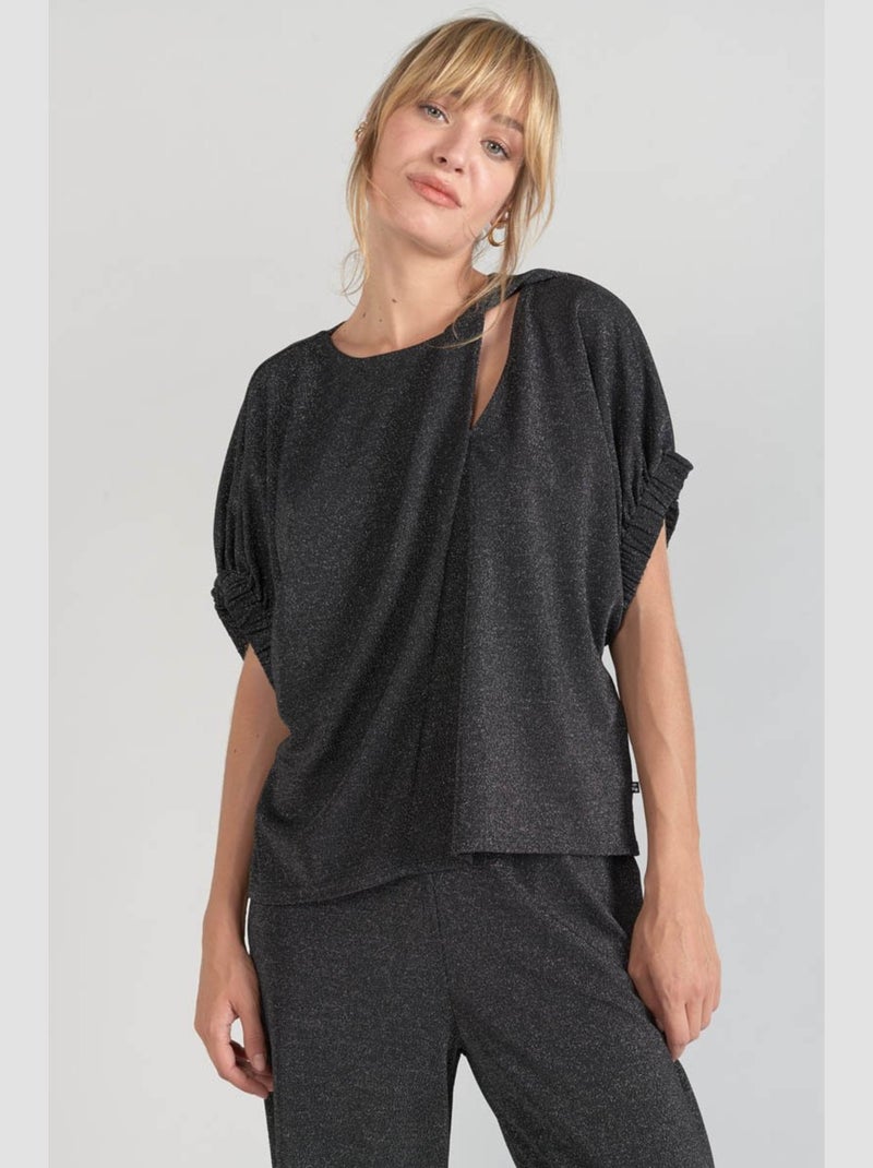 Tee-Shirt WINSLET 'Le Temps Des Cerises' Noir - Kiabi