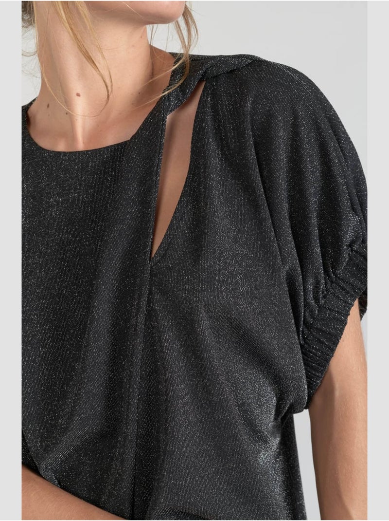 Tee-Shirt WINSLET 'Le Temps Des Cerises' Noir - Kiabi