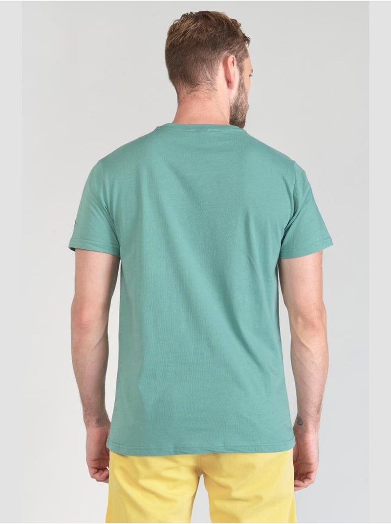 Tee-Shirt WITEK 'Le Temps Des Cerises' Vert - Kiabi