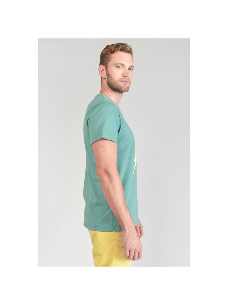 Tee-Shirt WITEK 'Le Temps Des Cerises' Vert - Kiabi