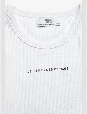 Tee-shirt yukongi 'le temps des cerises'