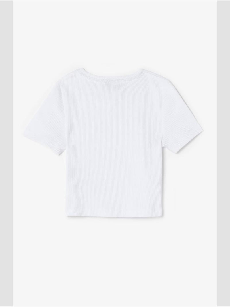 Tee-shirt yukongi 'le temps des cerises' Blanc - Kiabi