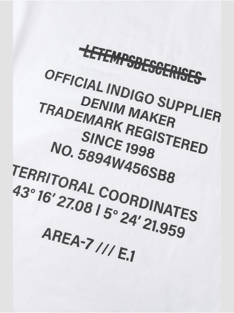 Tee-Shirt ZABRABO 'Le Temps Des Cerises' Blanc - Kiabi