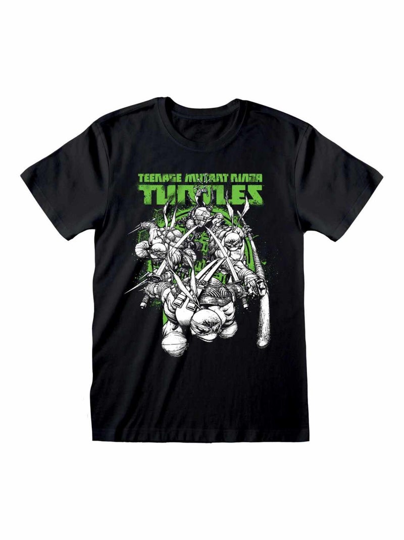 Teenage Mutant Ninja Turtles - T-shirt FREEFALL Noir - Kiabi
