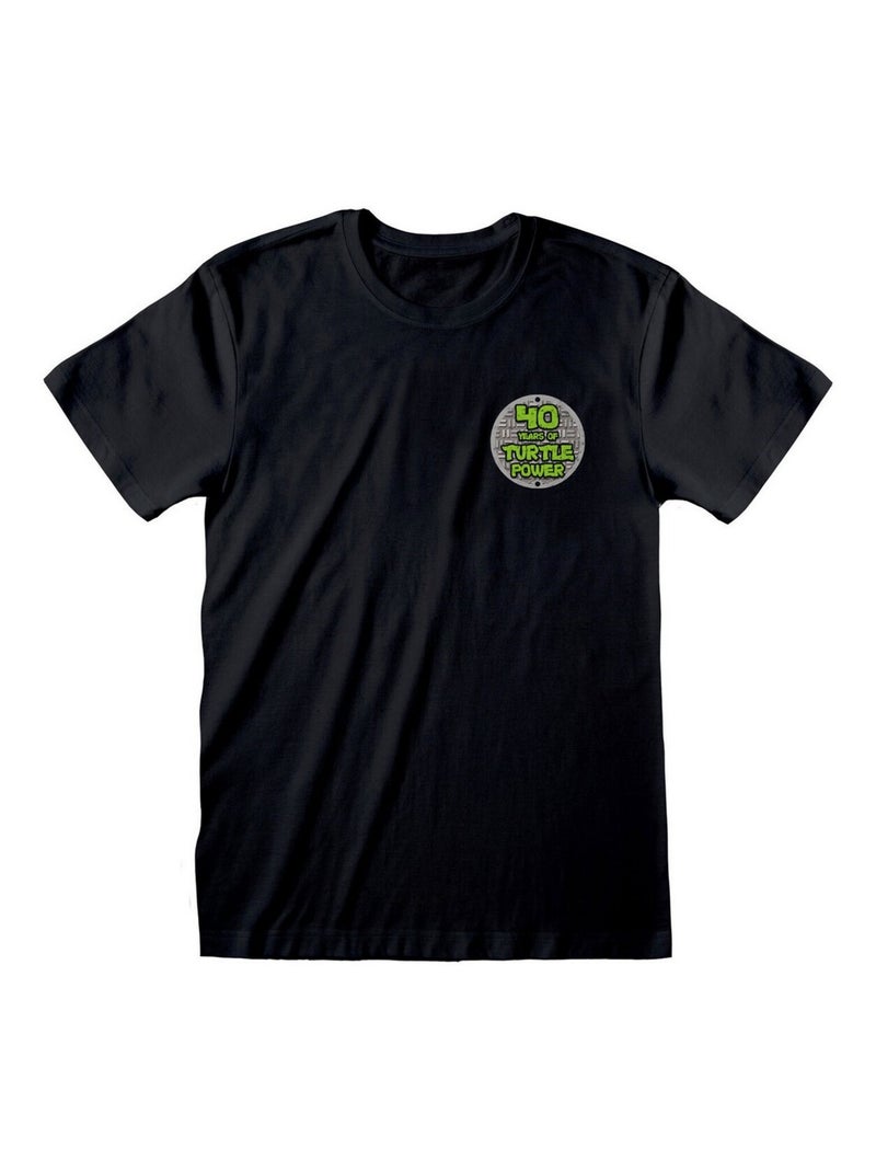Teenage Mutant Ninja Turtles - T-shirt Noir - Kiabi
