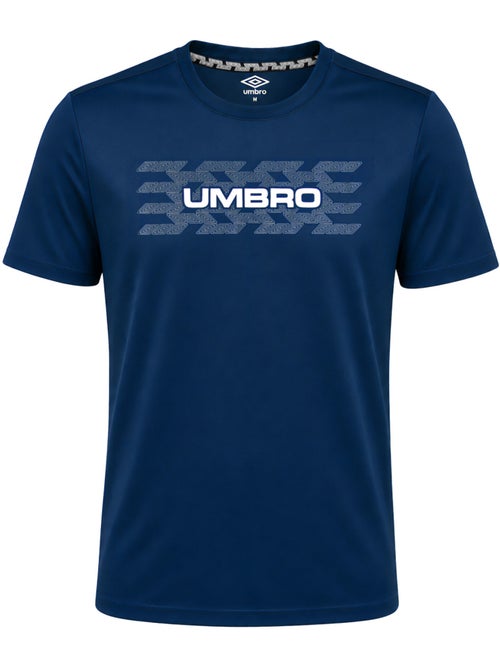 Teeshirt homme col rond léger et confortable avec logo floqué 1224680 umbro - Kiabi