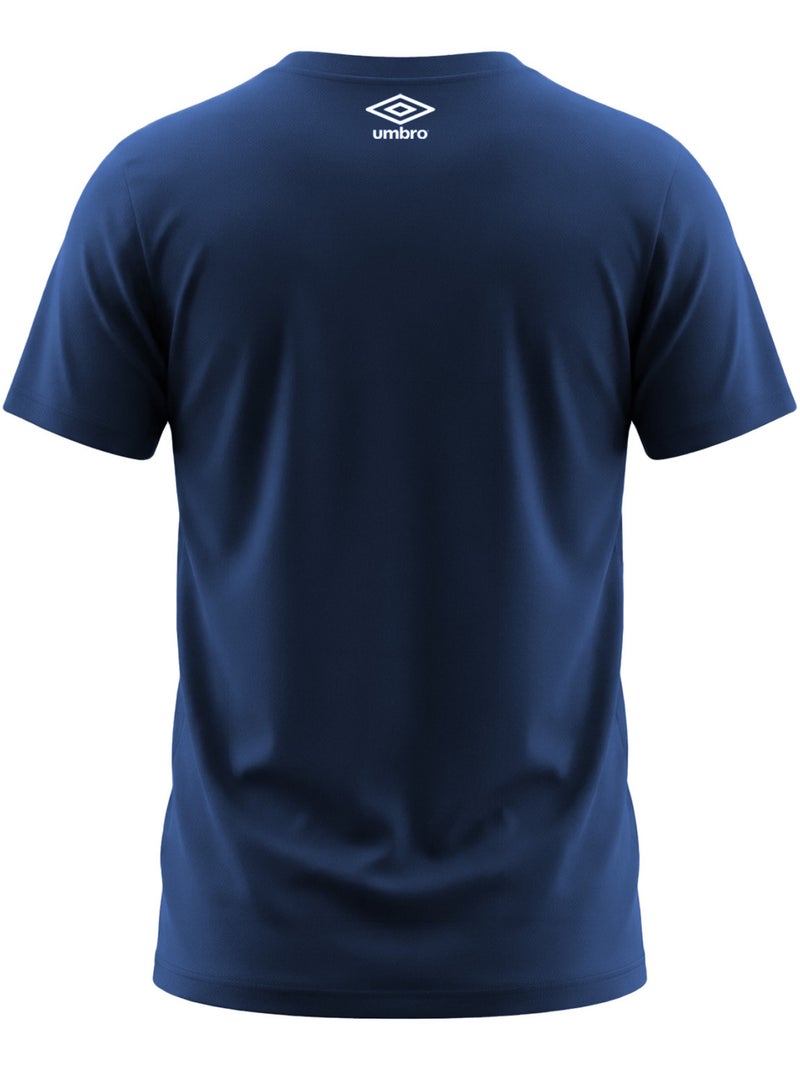 Teeshirt homme col rond léger et confortable avec logo floqué 1224680 umbro Bleu - Kiabi