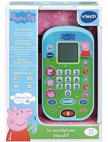 Téléphone enfant - vtech - peppa pig - sons amusants - éducatif