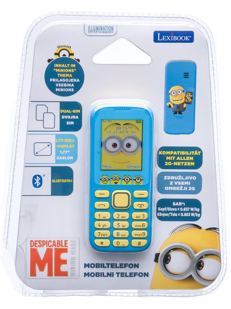Téléphone portable gsm les minions avec contenu les minions Jaune - Kiabi