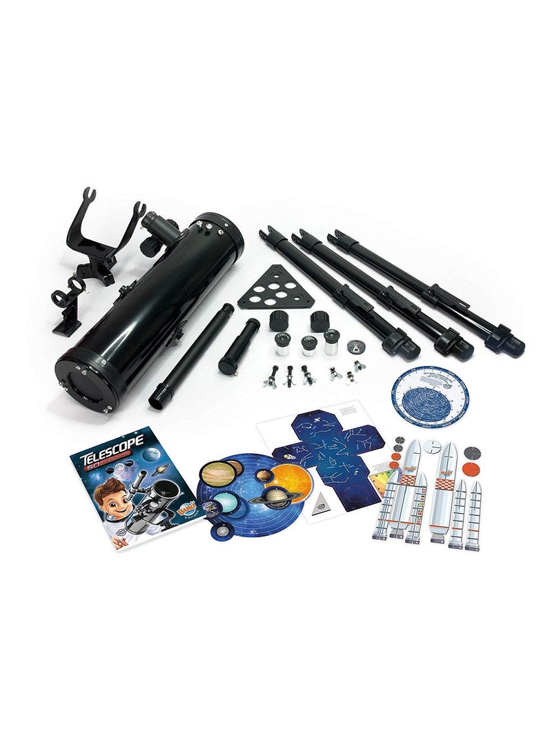 Télescope 50 activités Noir - Kiabi