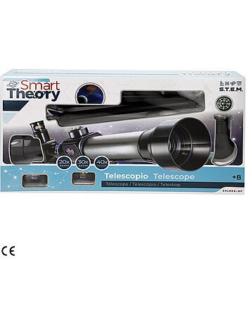 Télescope jouet à grossissement 3x smart theory
