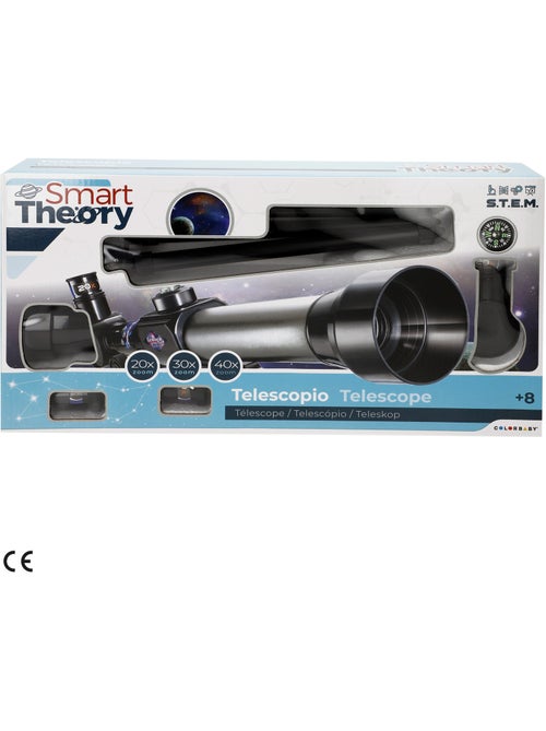 Télescope jouet à grossissement 3x smart theory - Kiabi Télescope jouet à grossissement 3x smart theory - Kiabi