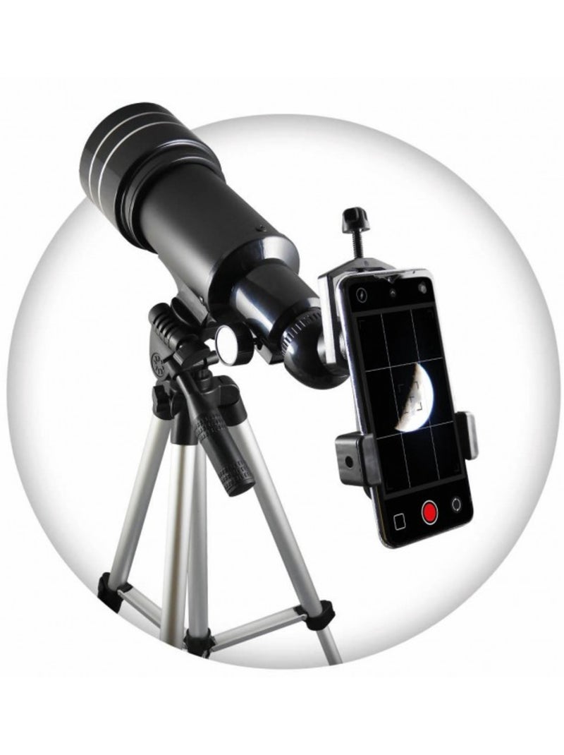 Télescope lunaire 30 activités Noir - Kiabi