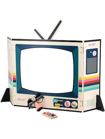 Télévision vintage en bois