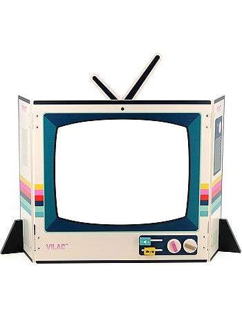 Télévision vintage en bois