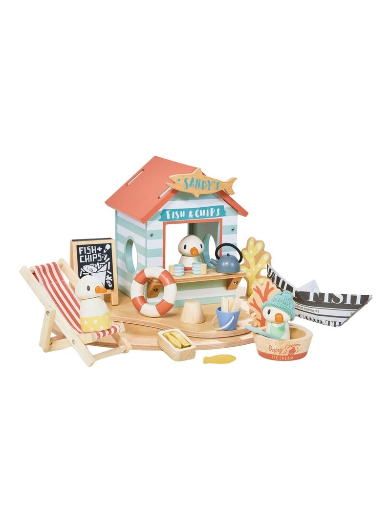 Tender Leaf - Cabane de plage Sandy Multicolore - Kiabi