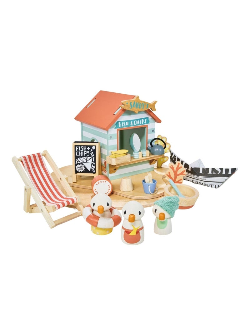 Tender Leaf - Cabane de plage Sandy Multicolore - Kiabi
