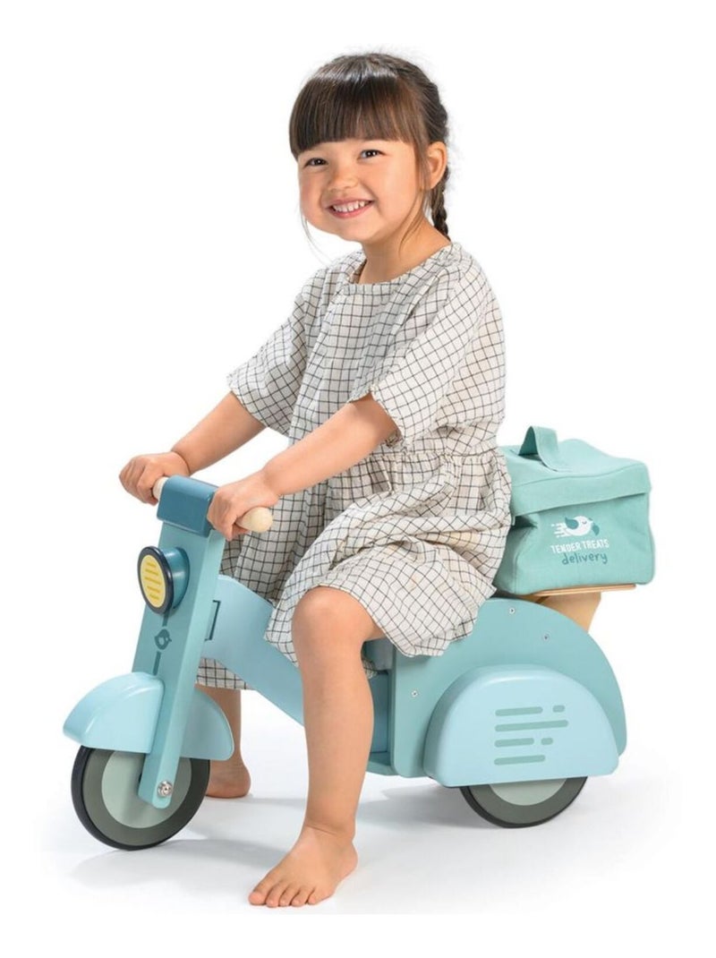 Tender Leaf - Porteur Scooter De Livraison Bleu - Kiabi