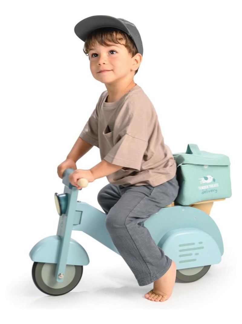 Tender Leaf - Porteur Scooter De Livraison Bleu - Kiabi