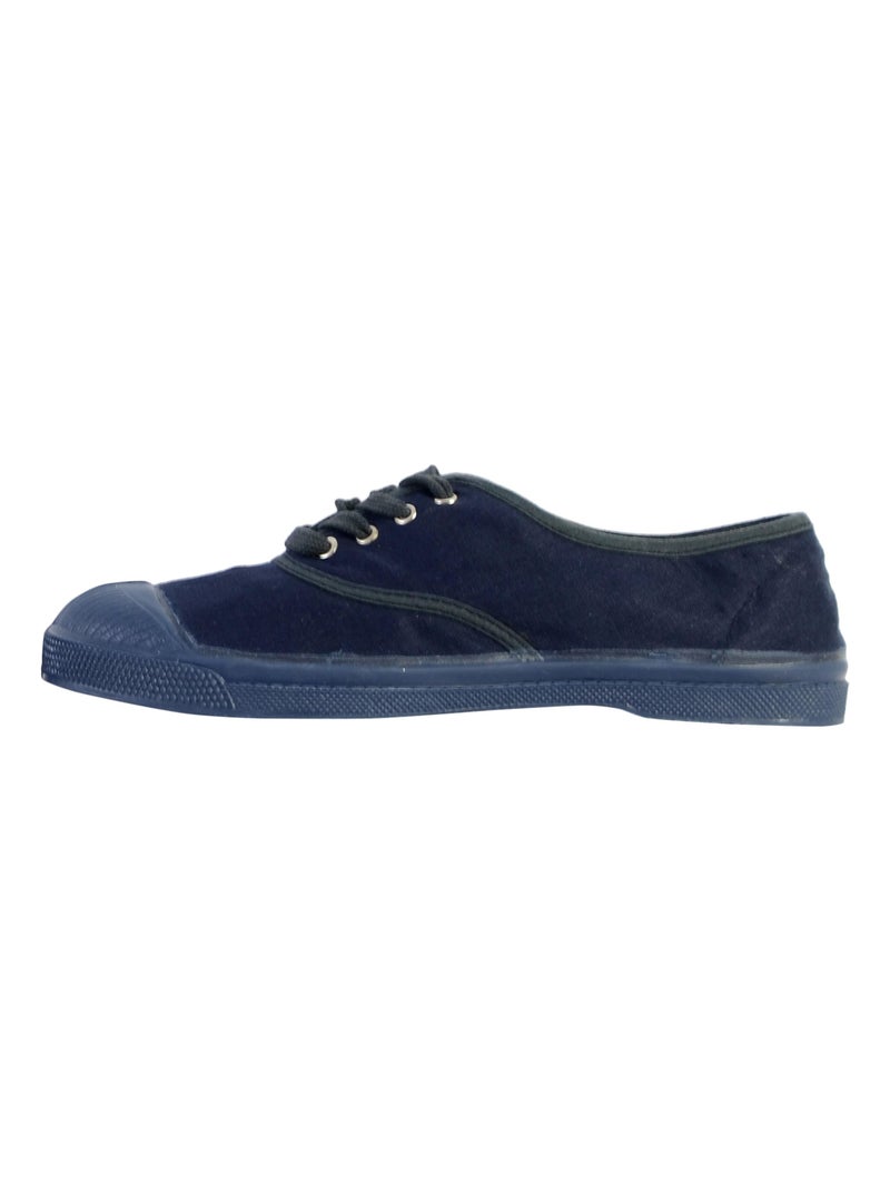 Tennis à Lacet Bensimon Lin Colors Bleu - Kiabi