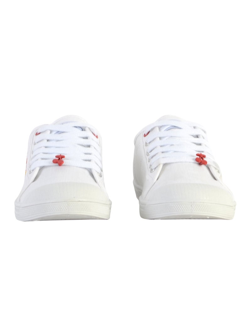 Tennis à Lacets Le Temps Des Cerises Basic 02 Blanc - Kiabi
