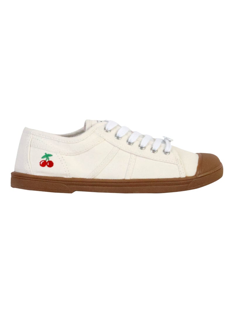 Tennis à Lacets Le Temps Des Cerises Basic 02 Blanc - Kiabi