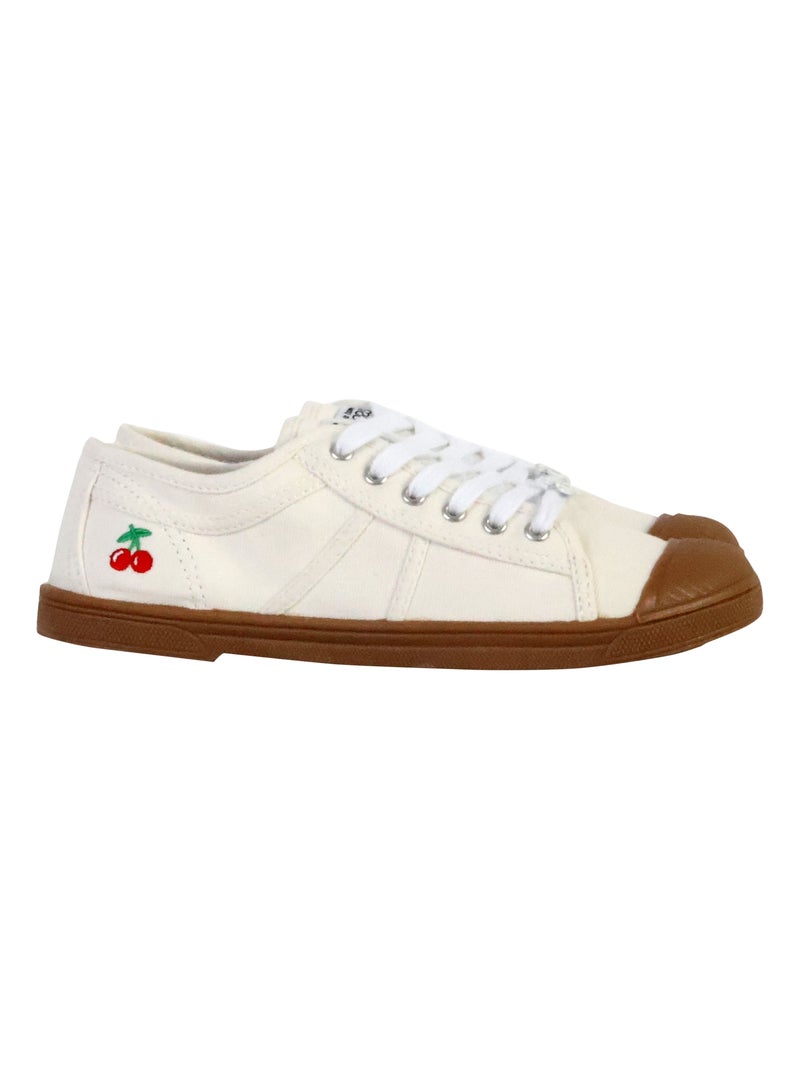 Tennis à Lacets Le Temps Des Cerises Basic 02 Blanc - Kiabi
