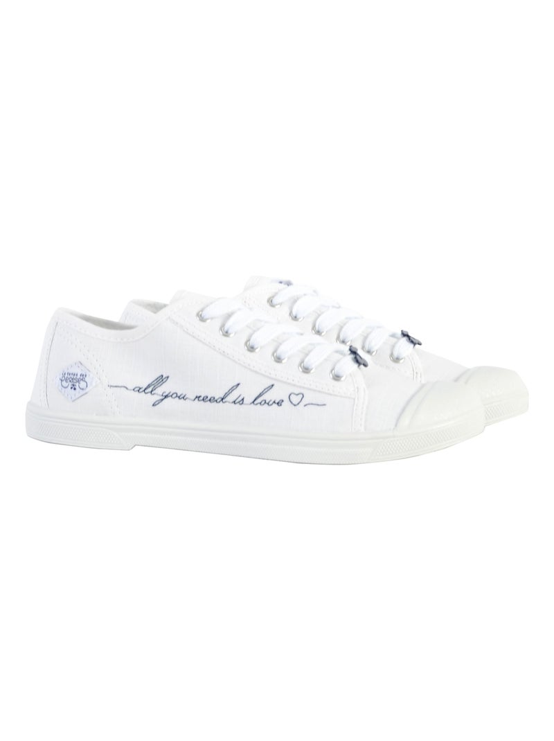 Tennis à Lacets Le Temps Des Cerises Basic 02 Blanc - Kiabi
