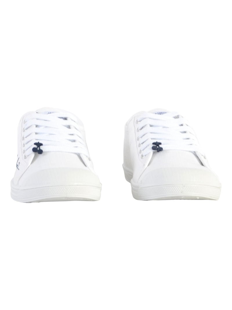 Tennis à Lacets Le Temps Des Cerises Basic 02 Blanc - Kiabi
