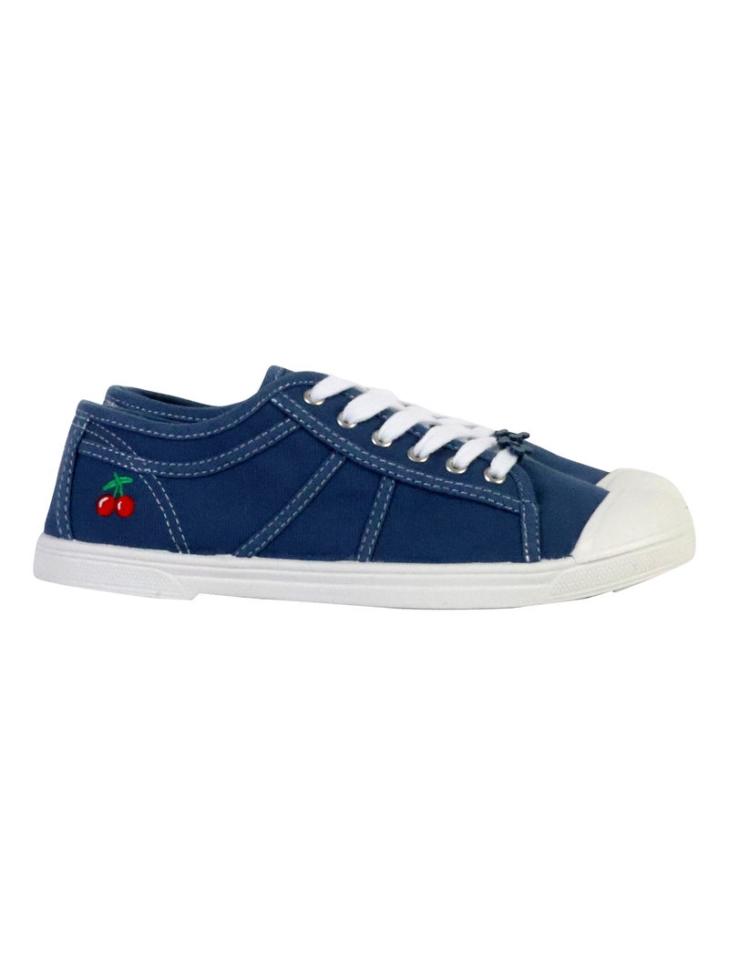 Tennis à Lacets Le Temps Des Cerises Basic 02 Bleu - Kiabi