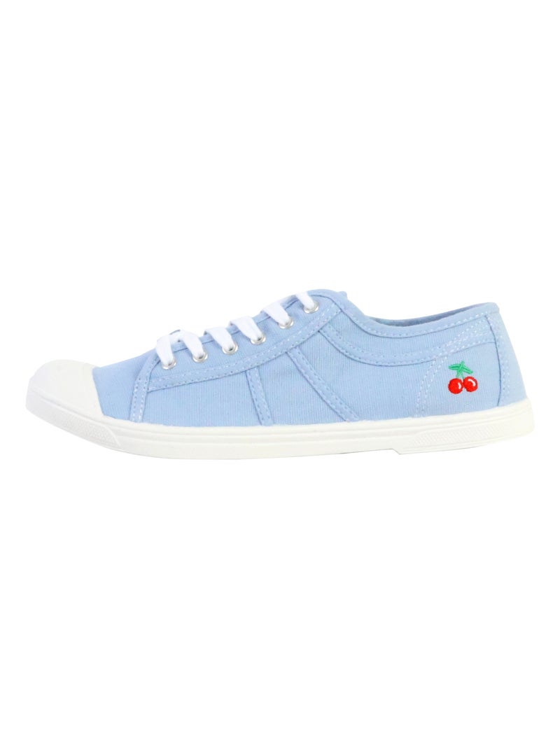 Tennis à Lacets Le Temps Des Cerises Basic 02 Bleu - Kiabi