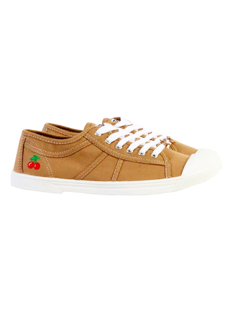 Tennis à Lacets Le Temps Des Cerises Basic 02 Marron - Kiabi