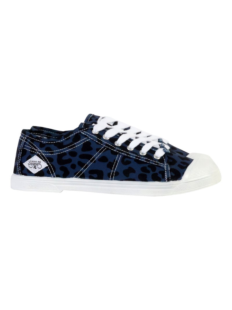 Tennis à Lacets Le Temps Des Cerises Basic 02 Noir Bleu Noir - Kiabi