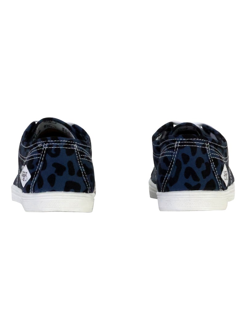Tennis à Lacets Le Temps Des Cerises Basic 02 Noir Bleu Noir - Kiabi